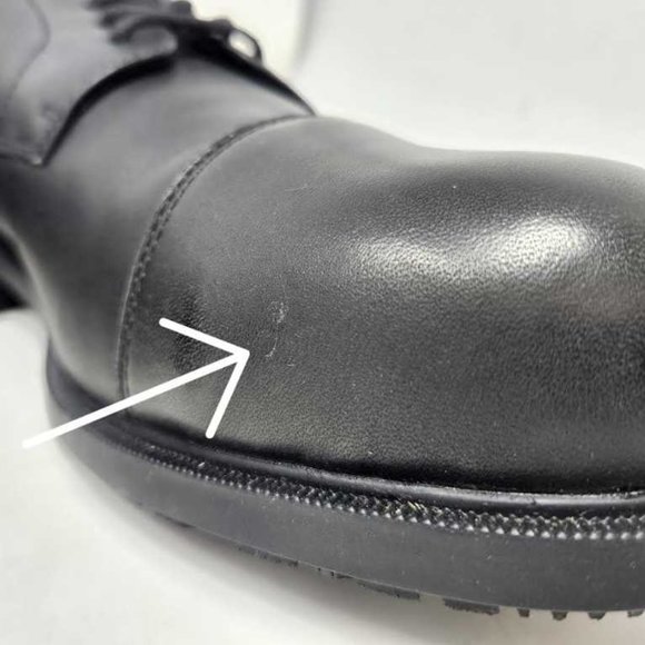 NWOB men\'s 9.5 Shoes for Crews Senator steel toe black oxford work dress shoes main image 10